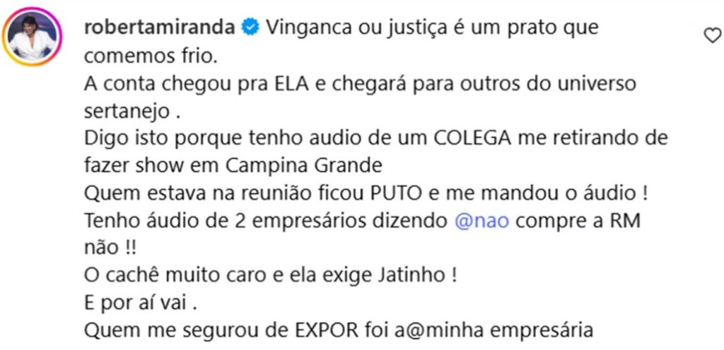 image-257-1024x496 💥 Roberta Miranda quebra o silêncio, detona Dona Ruth e expõe boicote no sertanejo: “A conta chegou!”