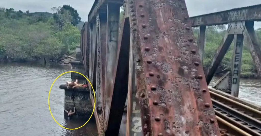 image-117-1024x536 Mulher cai de ponte ao tirar selfie e é salva por cadarço de tênis; vídeo