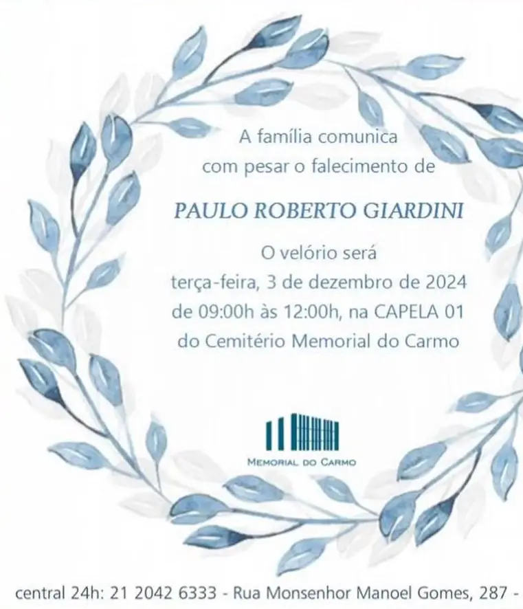 image-4 Morre o ator Paulo Giardini, irmão de Eliane Giardini
