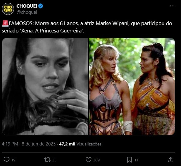 image-10 Atriz e apresentadora, que participou de produções de sucesso, tem partida confirmada no dia de seu aniversário