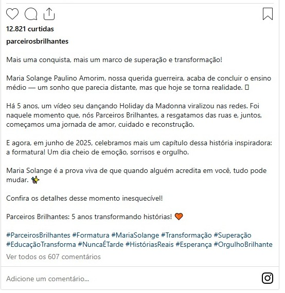 image-141 ✨De viral nas redes à formatura: ex-usuária de drogas notada por Madonna dá a volta por cima e sonha em ser psicóloga
