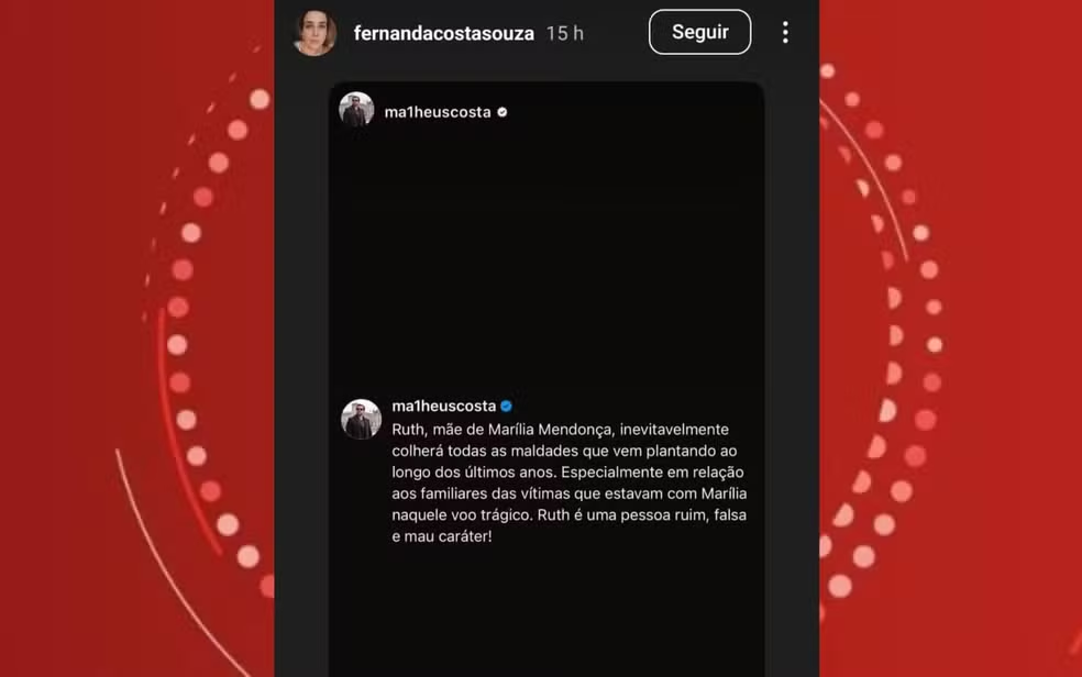 image-193 Família de Henrique Bahia Detona Dona Ruth após Escândalo de Seguro: "Pessoa Falsa e Sem Caráter"